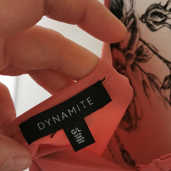 Dynamite satin tank with gold details - Picture 5 of 5